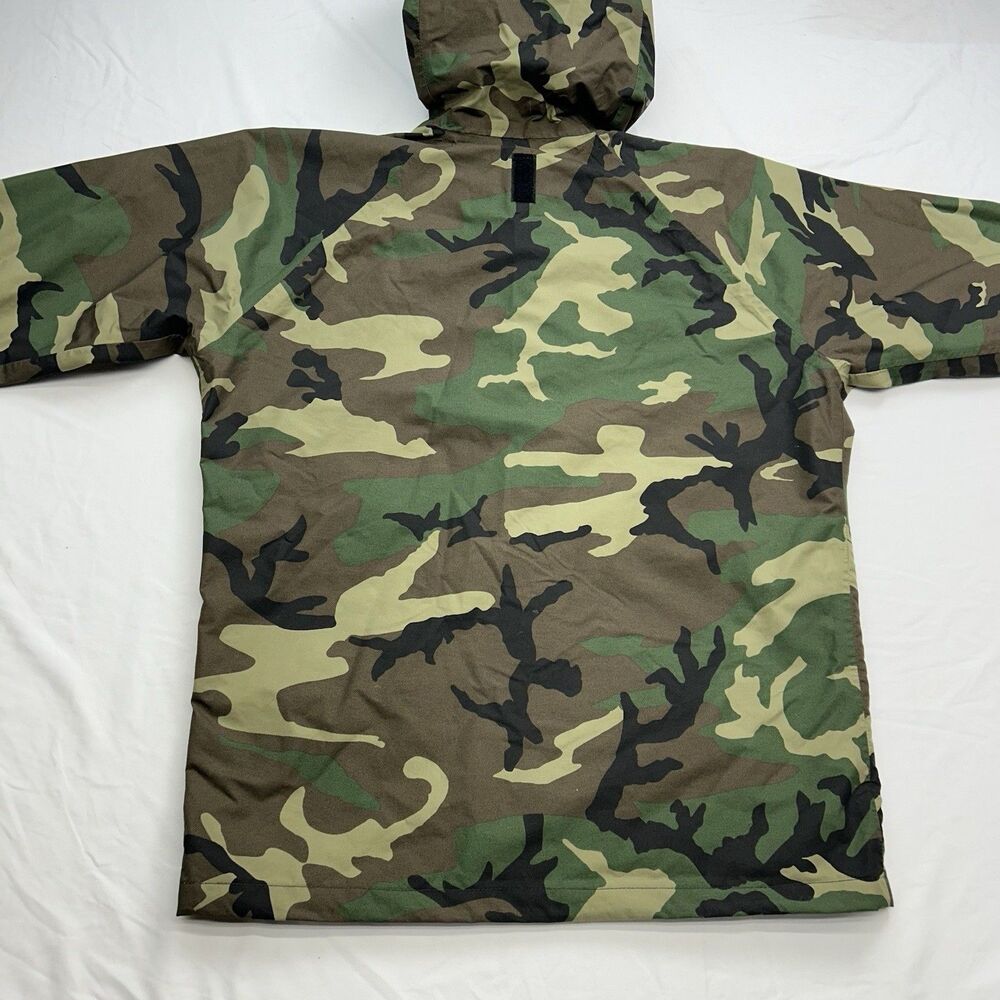 Log House Designs Gore-Tex Jacket Men's Large Long Green Camo Hunting Military - Picture 4 of 16